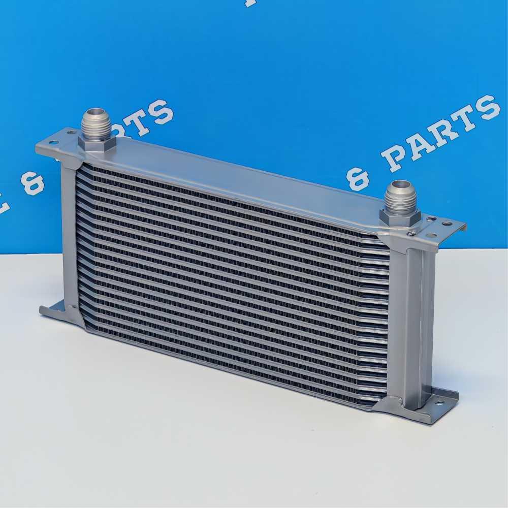 19 Row Universal Oil Cooler AN10 - Silver