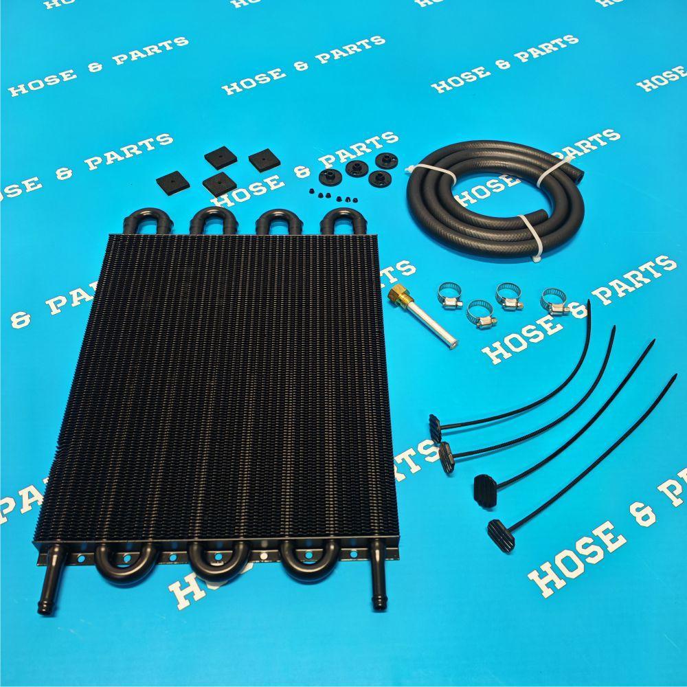 Transmission Oil Cooler 8 Row - Black
